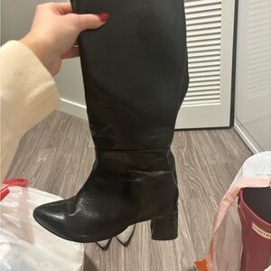 Elegant Black Heeled Boots for Women